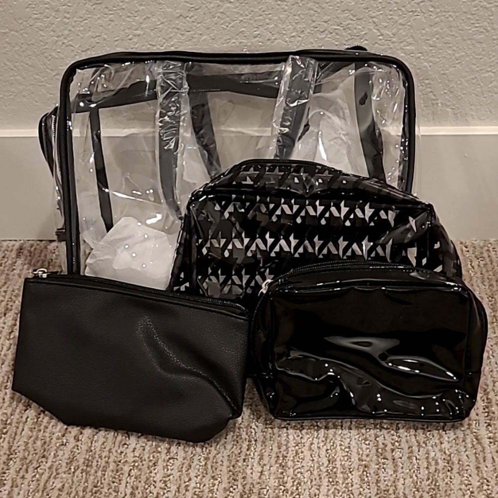 4 piece Brand New Travel makeup case